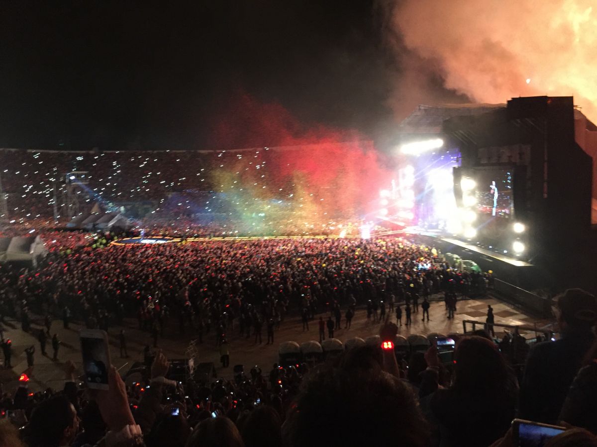 Un concierto inolvidable - Coldplay Timeline