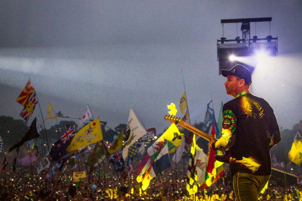 Glastonbury Festival Coldplay Timeline