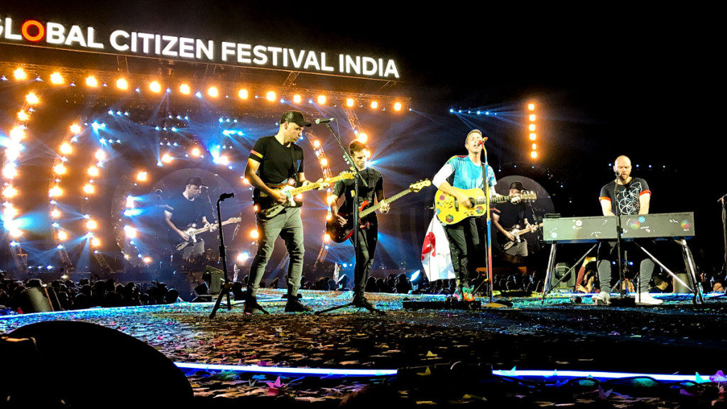 Global Citizen Festival Coldplay Timeline
